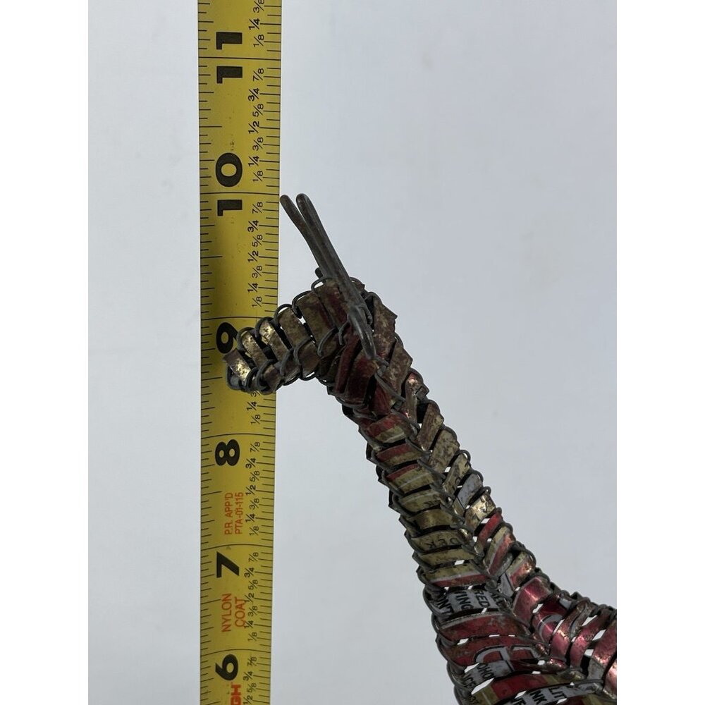 Aluminum Can Giraffe Animal Statue Handmade Pop Art Sculpture - Picture 11 of 13
